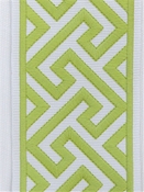 Capri Key Lime Embroidered Trim Tape Europatex 